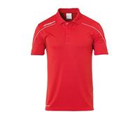 Uhlsport Stream 22 Polo Shirt Polo, Hombre, Red/White, M