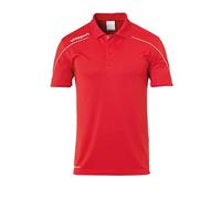 Uhlsport Stream 22 Polo Shirt Polo, Hombre, Red/White, XXL