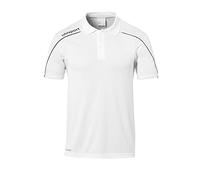 Uhlsport Stream 22 Polo Shirt Polo, Hombre, White/Black, M