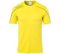 uhlsport Stream 22 Shirt Shortsleeved Camiseta De Entrenamiento, Hombre, Lima Amarillo/Azur, 116