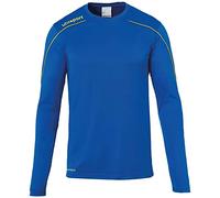 uhlsport Stream 22 Trikot Langarm Sudadera De Entrenamiento, Hombre, Azur/Lima Amarillo, L