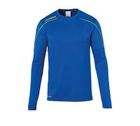 uhlsport Stream 22 Trikot Langarm Sudadera De Entrenamiento, Hombre, Azur/Lima Amarillo, XL
