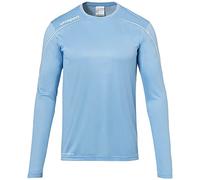 uhlsport Stream 22 Trikot Langarm Sudadera De Entrenamiento, Hombre, Celeste/Blanco, 140