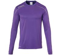 uhlsport Stream 22 Trikot Langarm Sudadera De Entrenamiento, Hombre, Morado/Blanco, 140