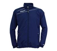 Uhlsport Stream 3.0 Presentation Jacket para Hombre, Chaqueta Deportiva, Chándal, Ocio, Azul Marino/Blanco, XS