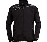 Uhlsport Stream 3.0 Presentation Jacket para Hombre, Chaqueta Deportiva, Chándal, Ocio, Azul Negro/Amarillo Maiz, XXXS
