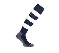 Uhlsport Team Pro Essential Stripe Socks Calcetines, Hombre, azul marino/blanco, 33-36
