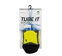 Uhlsport Tube It Calcetines con Grip, Hombre, Amarillo Lima/Negro, 33-36