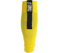 uhlsport Tube It Sleeve Media sin Tobillera, Hombre, Amarillo Lima/Negro, 37-40