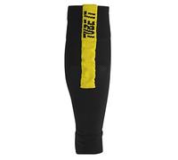 Uhlsport Tube It Sleeve Media sin Tobillera, Hombre, Negro/Amarillo Lima, 28-32