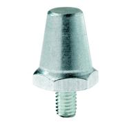 Uhlsport ALU League Tacos de Aluminio para Rugby, Unisex Adulto, Plateado, 19 mm