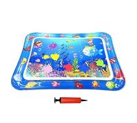 Uhngw Alfombrilla de Agua para Gatos | Colchón Inflable de Agua para Mascotas de 65x47 cm - Cojín Refrescante Interactivo Bandeja Antideslizante Juguete Rascador para Gatitos y Cachorros Interior y