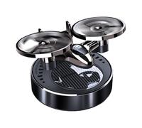 Uhngw Ambientador solar giratorio para coche, difusor de aire giratorio para avión, perfume solar para vehículo, difusor de aire giratorio decorativo para aviones