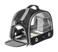 Uhngw Bolsa de Transporte de Aves, Jaula de Viaje para Loros | Bolsa de Viaje de Aves con Perca y Bandeja de pie - Animal Fuera de la Jaula de Viaje, Mochila Protectora Transpirable para periquitos,