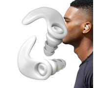 Uhngw Conjuntos de oídos de concierto, tapones para la oreja de reducción de ruido - Silicona auriculares reutilizables impermeables - Estudio de estudiantes diseñados con ovalos enchufes de oído