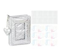 Uhngw Cuaderno Espiral,5 Anillos Corazón Lindo,M5 Libreta Espiral Para Collage Y Álbum | para Mujeres Adolescentes Estudiantes Universitarias Chicas Hogar Dormitorio Escuela Aula Sala de Estudio