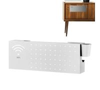 Uhngw Cubierta para Router,Soporte De Pared Multifuncional De Acero Al Carbono para Hogar - Ocultador de de Internet,para Dispositivos Electrónicos Red Sala de Estar TV Escritorio