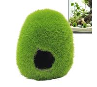 Uhngw Cueva de acuario para peces, cueva de musgo, cueva de peces, realista, extraíble, multifuncional, espaciosa, cueva para criar esquinas de agua dulce betta, esconder camarones, hábitat de agua