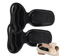 Uhngw Empuñaduras de talón para zapatos de mujer, código reducido, antidesgaste, 2 en 1, almohadilla de talón cómoda, almohadillas de silicona para talones, almohadillas para talones, hombres, ajuste