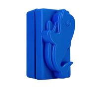 Uhngw Limpiador magnético de vidrio para acuarios, cepillo magnético para acuarios, Limpiador de acuario raspador de vidrio, Cepillo de limpieza raspador de algas para acuario, limpiador de vidrio,