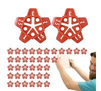 Uhngw Localizador de Espacios para Azulejos | 50 Piezas De Crucetas Para Suelo Posicionador,Posicionador de Espacios para Reforma de Baño y Mejoras del Hogar