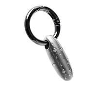 Uhngw Pastillero con llavero | Contenedor de tableta impermeable de titanio - Estuche organizador de medicamentos, pastillero de bolsillo para viajes, al aire libre, camping