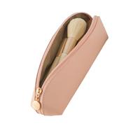 Uhngw Pequeña Bolsa de Maquillaje, Bolsa de Viaje de Maquillaje | Caso cosmético de Almacenamiento portátil | Bolsa de Viaje de PU de PU Multifuncional Organizador de cepillos de Maquillaje de Gran