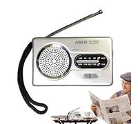 Uhngw Radio FM | Aparato Radio Am/FM Portátil Compacto | Compacto Vintage Recargable Herramienta de Supervivencia para Acampar Senderismo Viajes Actividades al Aire Libre y Hogar