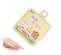 Uhngw Sábanas para lavarse las manos,Papel para lavarse las manos - Papel de baño de manos para lavado de senderismo | Hojas solubles del lavado a mano de las hojas de limpieza perfumadas del viaje