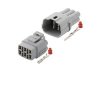 UHNYTRV 1/5/10 juegos 6 pines MT090 conector macho hembra gris impermeable conector de sensor automático aplicable a 6187-6561(6p female male,10 SETS_6P)