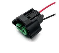 UHNYTRV 1 Juego de 2 pines 2,8mm conector impermeable automático conector de luces antiniebla hembra H11 H9 M6 enchufe 6189-0935 dos formas(Gold,1 Set)