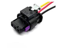 UHNYTRV 1 Juego de conector de Radar de marcha atrás de coche de 3 pines 7615490-03 872-858-541 enchufe del sensor de presión de aceite 1718653-1 1-1718644-2(Lavender,5 Sets)