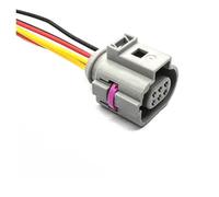 UHNYTRV 1 Juego de conector de válvula EGR hembra de 6 pines 1J0973713G, arnés de cable impermeable aplicable a 42121200(Dark Grey,1 Set)