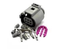 UHNYTRV 1 Juego de conector de válvula EGR hembra de 6 pines 1J0973713G, arnés de cable impermeable aplicable a 42121200(Lavender,1 Set)