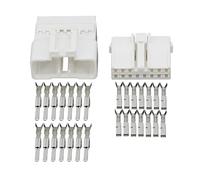 UHNYTRV 1 juego de conectores automotrices de 14 pines, conector macho y hembra blanco for automóvil con terminal DJ7142-2.2-11/21 14P