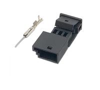 UHNYTRV 2 Juegos De Conector Estéreo Compatible Coche De 3 Pines, Enchufe Compatible Altavoz De Coche, Toma De Sensor De Lluvia Triple Compatible 1718346-1 1-968700-1 1355620-1(Follow me cheaper,5 Set