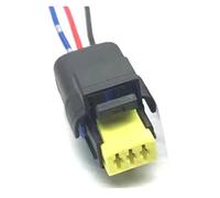 UHNYTRV Arnés de conector automotriz impermeable FCI macho o hembra de 3 pines 211PL032S0049 211PC032S0049 aplicable a faros delanteros PSA(3p female,1 set)
