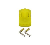 UHNYTRV Conector de acoplamiento de 2 pines con orificio for airbag, color amarillo, con dos terminales DJ7027Y-0.6-21 2P(10 Sets)