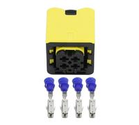 UHNYTRV Conector de arnés de control de sensor automotriz de 4 pines con terminal 2-1418390-1 y 1-1418390-1(1-1418390-1)