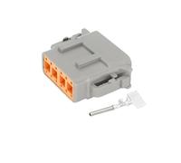 UHNYTRV Conector impermeable for automóvil de 24 pines DTM13-12PA-12PB-R008, conector de montaje en PCB en ángulo recto DT, conector de cable a placa(DTM15-12PA)