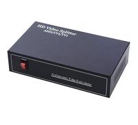 UHPPOTE BNC Coaxial HD 4 En 8 out Puertos AHD/CVI/TVI Vídeo Distribuidor Aplificador Separador Divisor