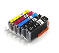 UHSTJW 5 6 uds PGI250 PGI-250 CLI-251 Cartucho de Tinta Compatible con MG5420 MG5422 MG5520 MG5522 MG6420 IP7220 MX722 MX922 IX6820 Impresora(5PCS)