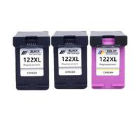 UHSTJW Cartucho de Tinta 122XL 122 1000 1050 2000 2050s 3000 3050A 3052A 3054 1010 1510 2540 Compatible con(2BK 1COLOR)
