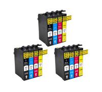 UHSTJW Cartucho de Tinta 18XL T1811 T1814 Compatible con Impresora XP 415 XP302 XP102 XP 202 XP205 XP 305 XP402 XP312 XP225 XP212 XP412(3 Set)