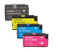 UHSTJW Cartucho de Tinta Compatible con OfficeJet Pro 9010 9012 9013 9014 9015 9016 9018 9019 reemplazo de Impresora para 964 964XL 964