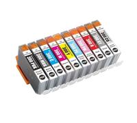 UHSTJW Cartucho de Tinta PFI 300 PFI300 PFI-300 Compatible con Impresora ImagePROGRAF PRO-300(1SET 10COLOR)