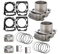 UHSTJW Juego de pistones de Cilindro Delantero Trasero 799,9 CC Compatible con BRP MAX 800 06 15