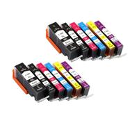 UHSTJW Reemplazo de Cartucho de Tinta para PGI-580XXL CLI-581XXL Compatible con PGI 580 XXL CLI 581 XXL PGI580 CLI581(2set)