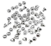 UHSTJW Remaches para Ruedas de Coche, 7,5 mm, Juego de 100 Piezas, compatibles con Llantas automotrices(SILVER-100PCS)