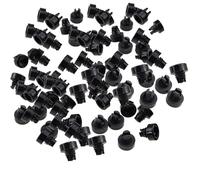 UHSTJW Remaches para Ruedas de Coche, 7,5 mm, Juego de 100 Piezas, compatibles con Llantas automotrices(BLACK-100PCS)